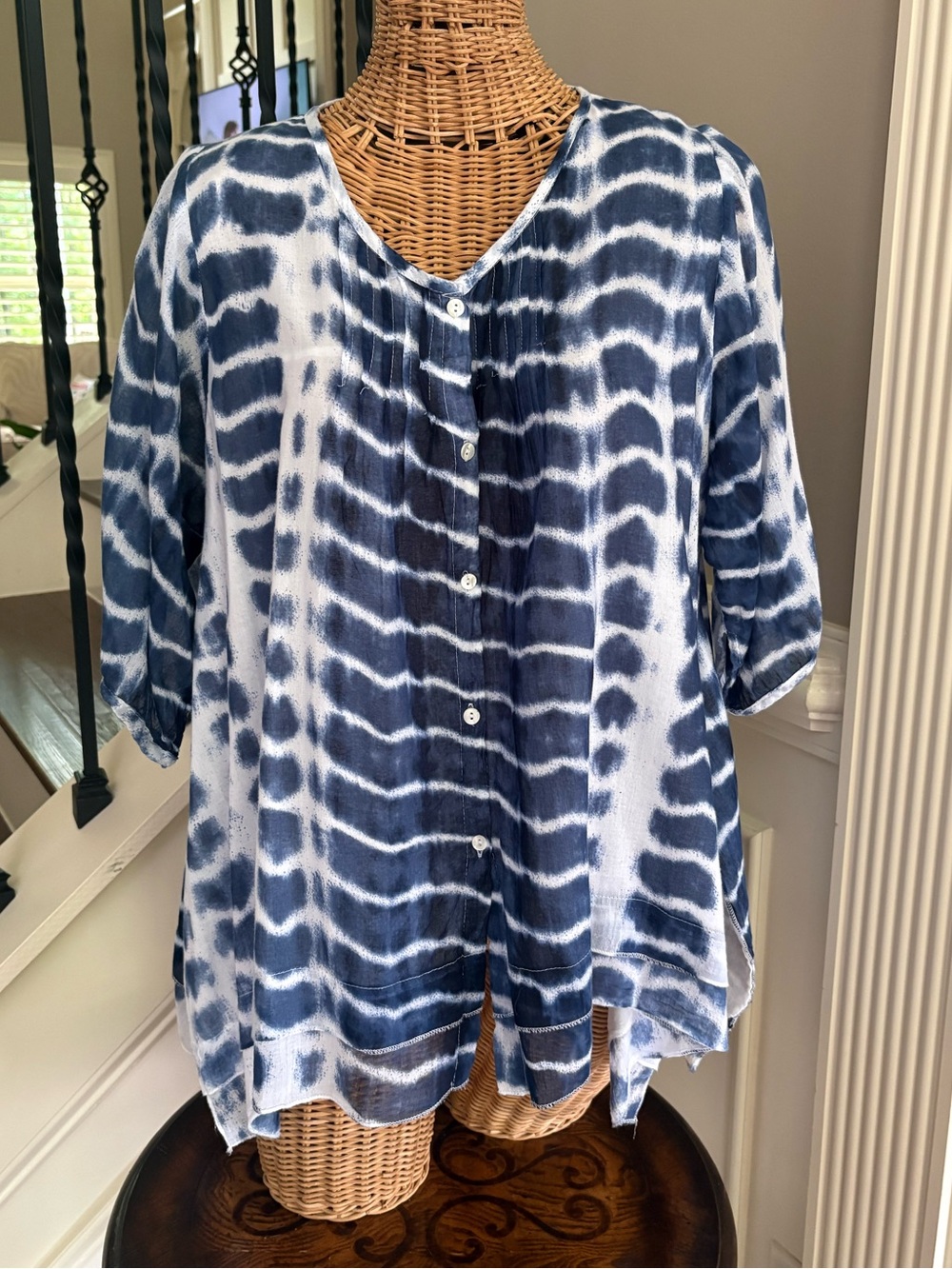 Dolma Pintuck Blouse